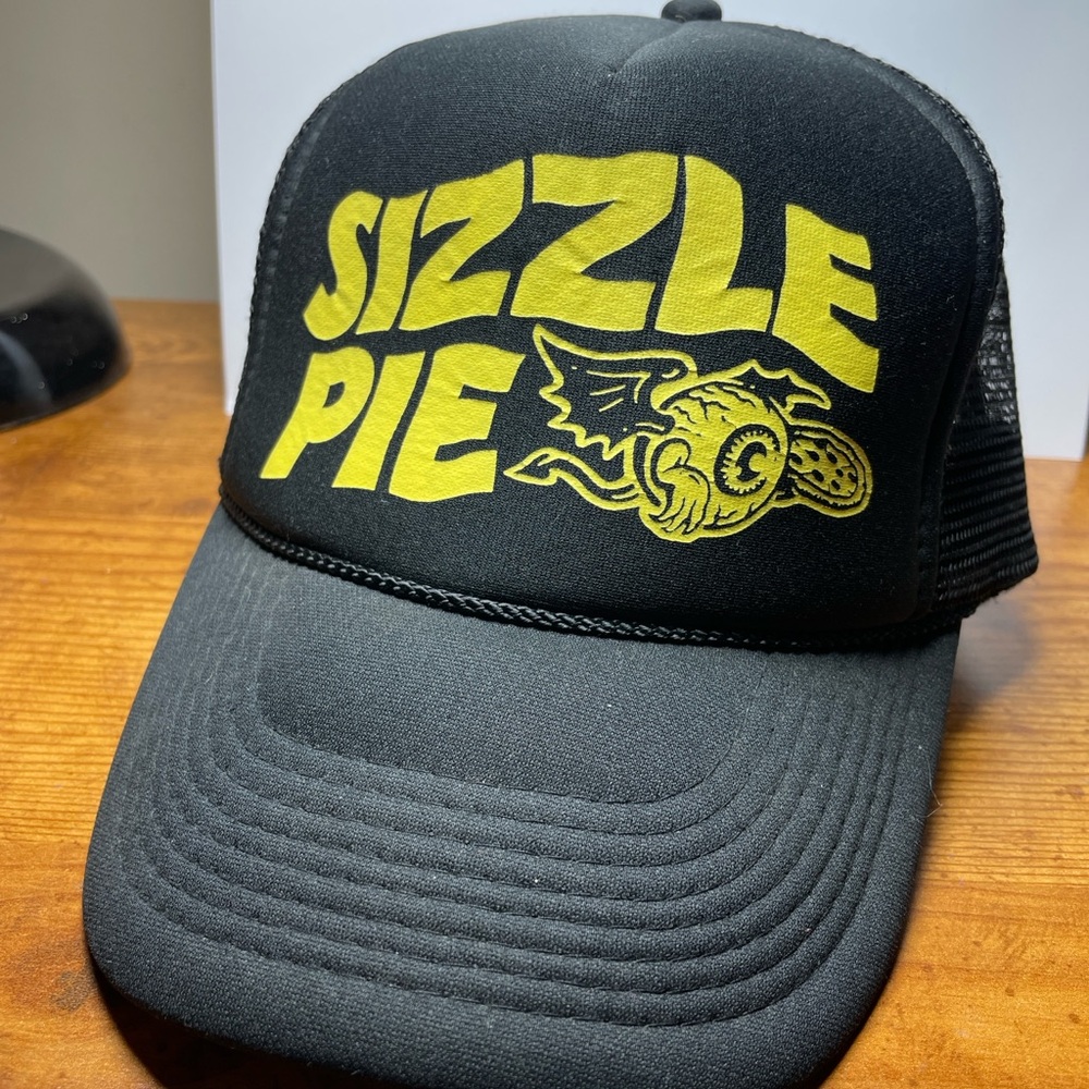 SIZZLE PIE Black Mesh Trucker Hat
